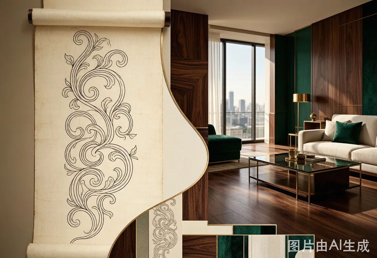 Chan-zhi vine pattern translation study from Chinese to Middle Eastern design
