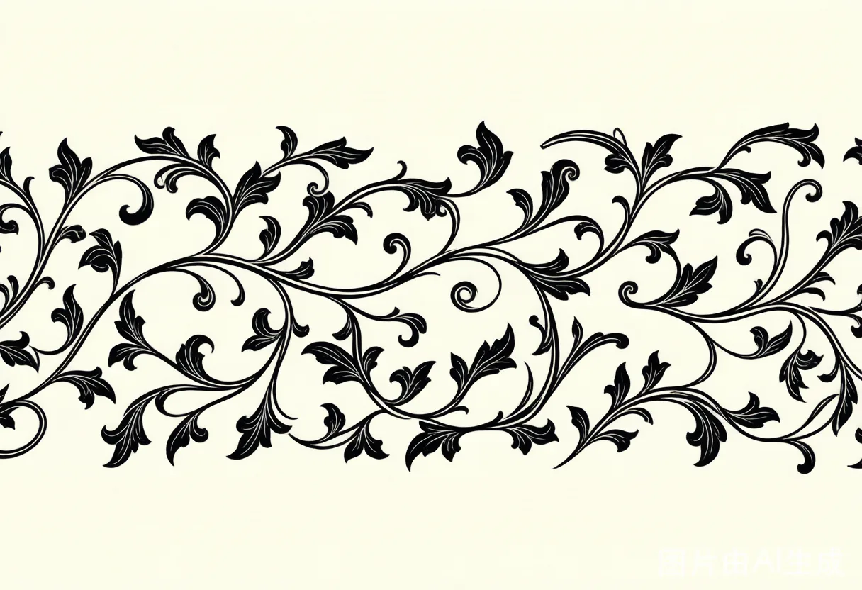 Continuous border repeat pattern