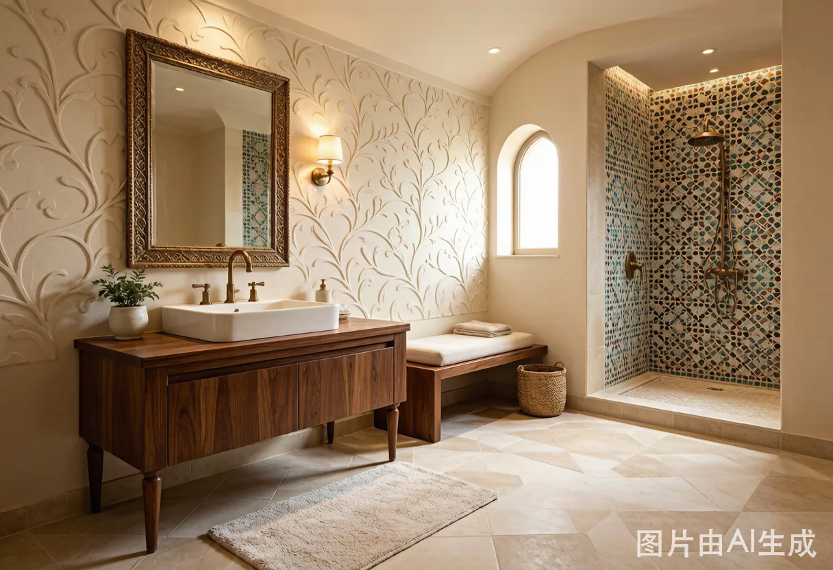 Tile & Stone in a Middle Eastern interior